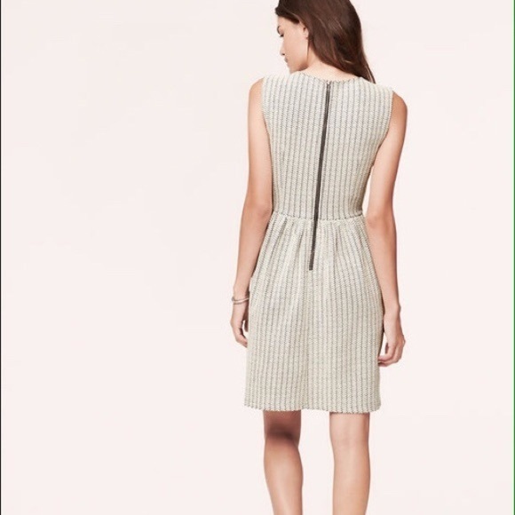 LOFT Chevron Jacquard Dress - Picture 2 of 7